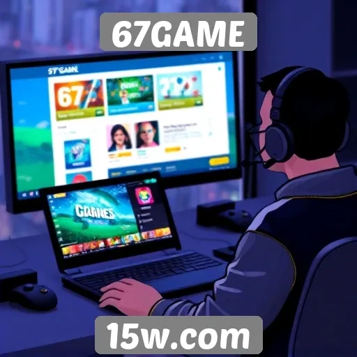 Análise da interface do usuário do site 67GAME